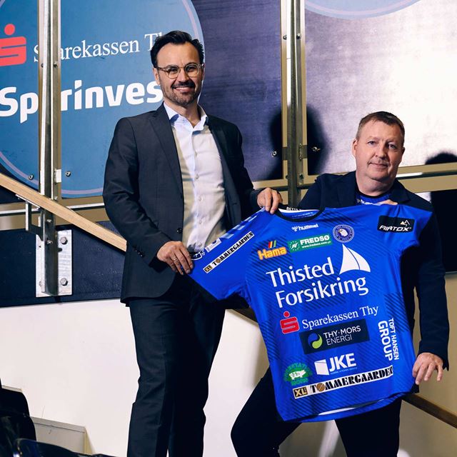 Ny sponsoraftale mellem Sparekassen Thy og Mors Thy Håndbold
