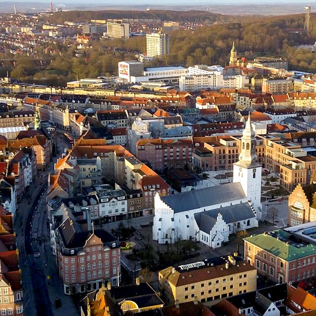 Aalborg fra oven