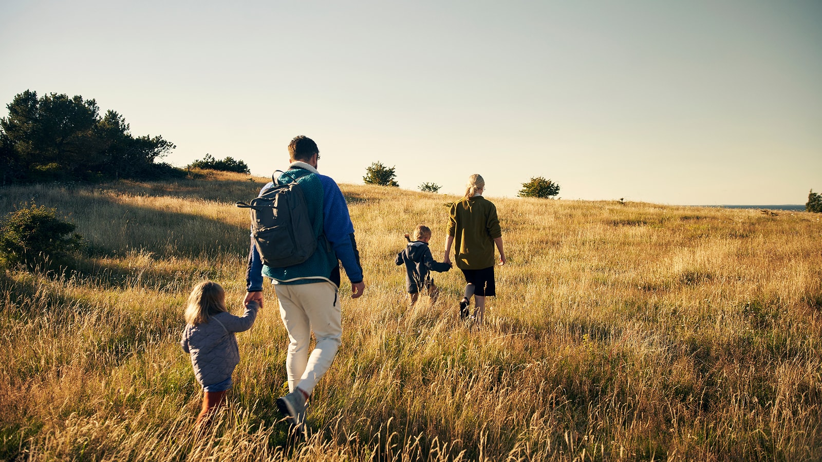Familie i naturen